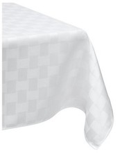 Bardwil Reflections Tablecloth 52X70 White