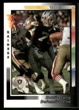 1992 Wild Card #70 Howie Long 5 Stripe