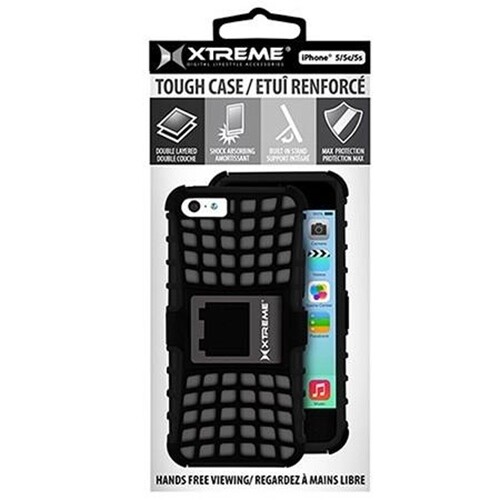 Coque Xtreme Tough pour iPhone 5/5C/5S - Noir - 50851 - Photo 1 sur 1