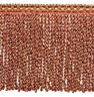 "Burgunderrot, Gold, Rot / 6\" Bullion-Fransen / Goldene Kirschen [12 Yards]"