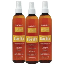 3 Pack Fantasia IC Liquid Mousse Spritz Mega Hold Hair Spray, 50% More Holding!