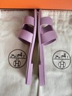 HERMES NEW 🎁GIFTABLE ORAN 38.5 Bruyère Light Purple — photo 6
