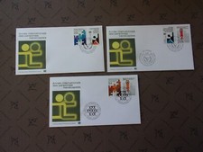 NATIONS-UNIES - 3 enveloppes 1er jour 6/3/1981 (B41)