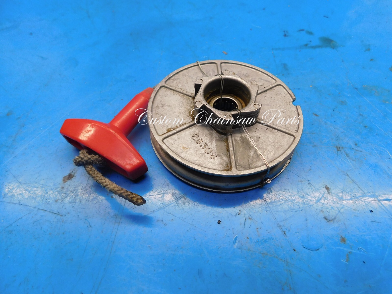 STARTER & SPRING FOR POULAN 76 20 CHAINSAW -- BOX 544 S