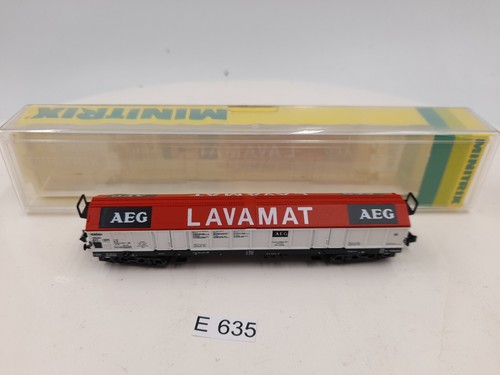 Minitrix 13567 Spur N Hubschiebedachwagen AEG Lavamat in OVP NEU  (E635) | Condition: Neu
