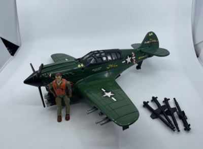 Vintage GI Joe Sgt. Savage P-40 Warhawk WWII Toy Plane HASBRO | eBay