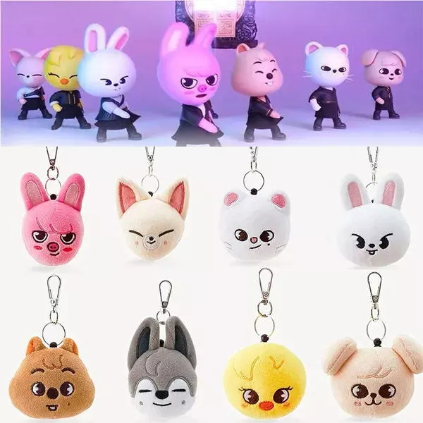 Stray Kids Keychains – Cute Jiniret Skzoo Stuffed Keychain