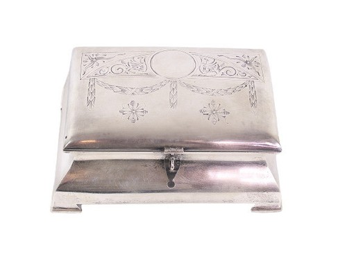 Antique Art Nouveau Engraved Russian 84 Silver Vodka Shot Glass Cup - Picture 10 of 24