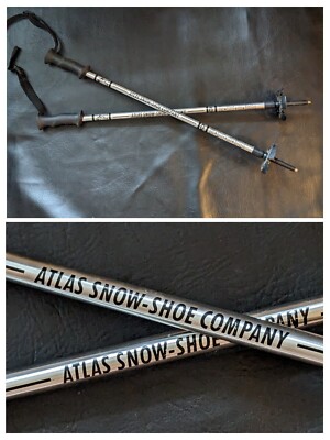Elektra Atlas Ultralight Compact 130 cm extendable Snow Shoe Trekking Ski  Poles