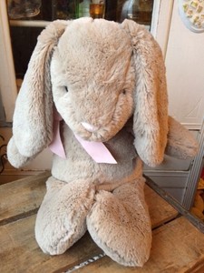 Pottery Barn Kids Bunny Rabbit Beige Plush Long Ears 17 Ebay