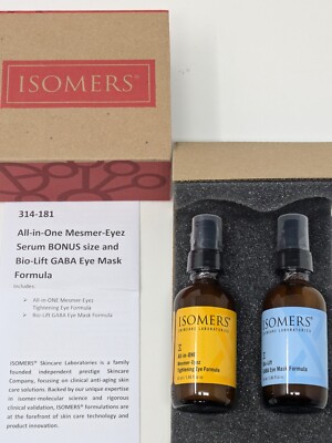 Isomers All In One Mesmer Eyez & Bio Lift Gaba Eye Mask Formula Nib