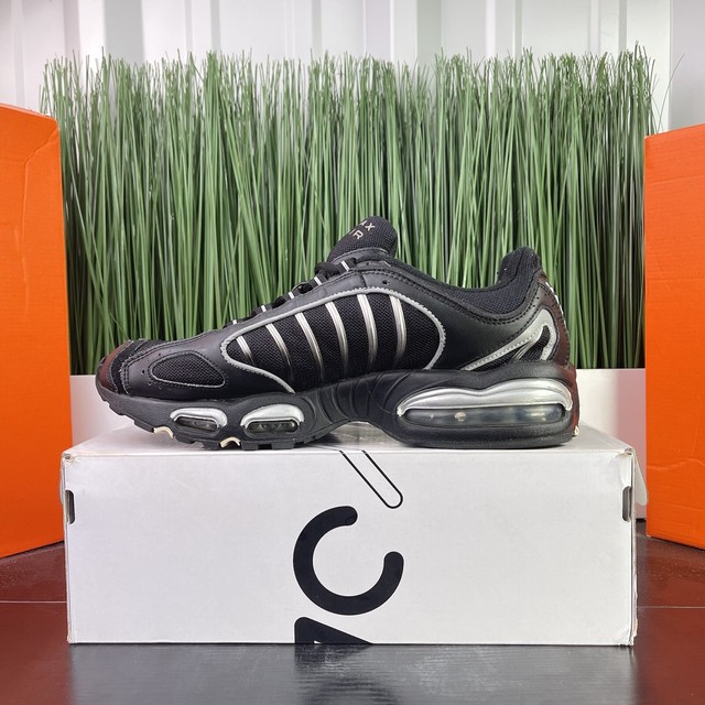 air max tailwind 4 black silver