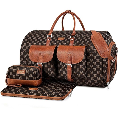 Convertible Garment Bag, Carry on Duffel Bag Men's 3Pcs Travel