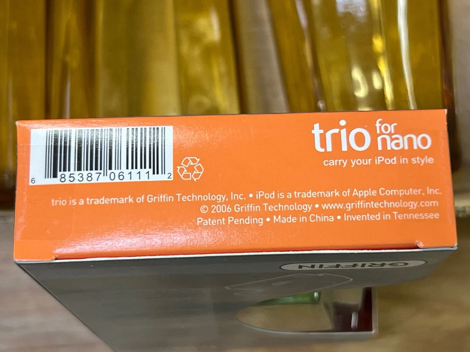 Funda protectora Griffin TRIO para Apple iPod Nano CUERO-Verde Lima Foto 4 de 4