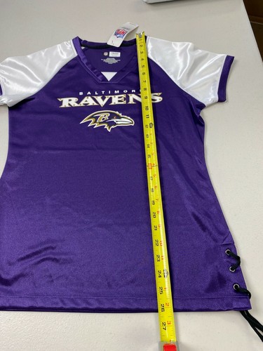 RAY LEWIS #52 BALTIMORE RAVENS WOMEN'S SMALL NFL STYLE JERSEY FREE SHIPPING - Picture 11 of 12