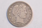 1909-O 50C Silver Barber Half Dollar