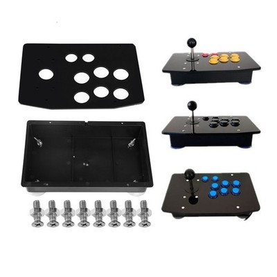 New Black Acrylic Panel and Case DIY Set Kits Replacement for Arcade Game C