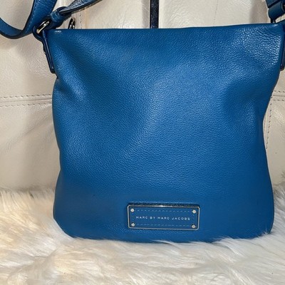 Marc Jacobs Bag Crossbody Blue Small Silver Hardware Lightweight! Beautiful!