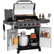 Royal Gourmet 5-Burner BBQ Liquid Propane Gas Grill with Sear Burner