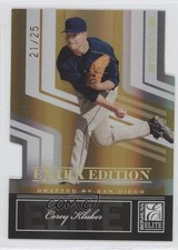 2007 Donruss Elite Extra Edition Status Gold Die-Cut 21/25 Corey Kluber #13 0az
