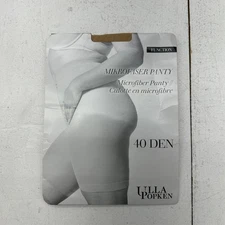 Ulla Popken Nude 40 Den 1pc Microfiber Function Panty Shapewear Women's One Size