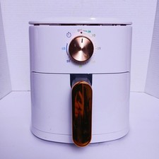Hot Air Fryer 5.5L with Manual Rotary Knob Healthy Cooking Oil Free 700W, White