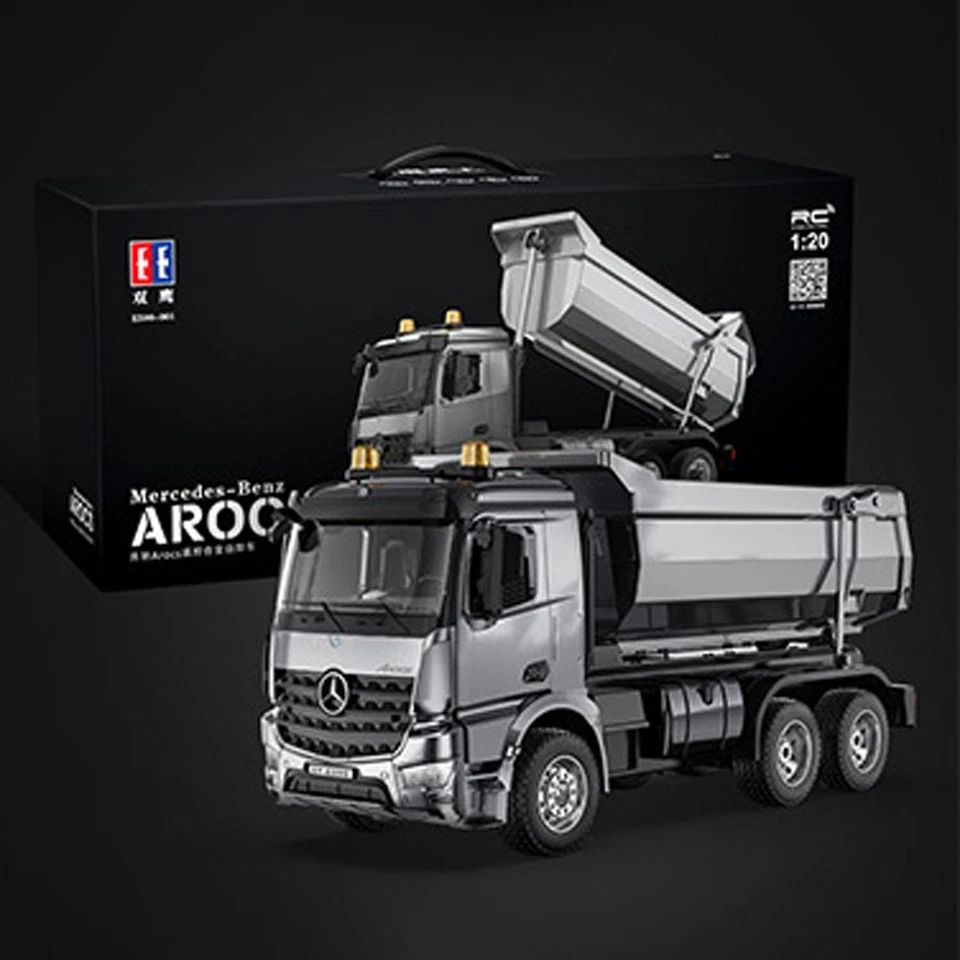 DoubleE E590 003 1/20 RC Dumper Truck 6X6 Electric Lifting RC Tipper Sound Model - Image 3 of 4