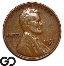 1931-D Lincoln Cent Wheat Penny