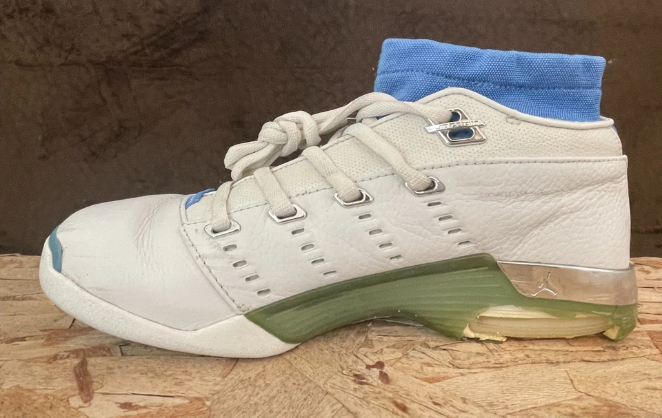 Zapatillas deportivas Air Jordan 17 OG 2002 bajas blancas Carolina - para hombre 10-303891 141 - imputables Foto 3 de 4