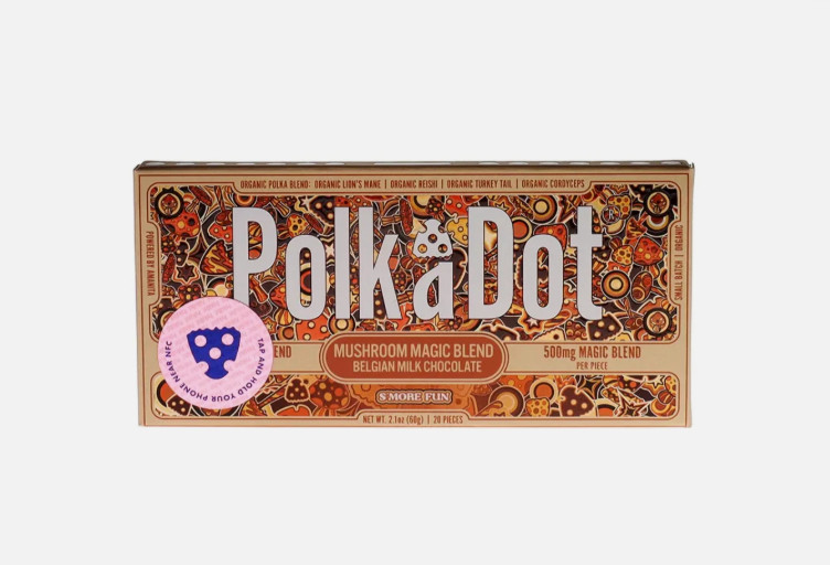 PolkaDot  Mushroom Belgian Milk - S'mores Fun 10,000mg  | Authentic