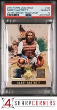 2017 DIAMOND KINGS DK MATERIALS HOLO GOLD #GH GABBY HARTNETT #/10 POP 1 PSA 10