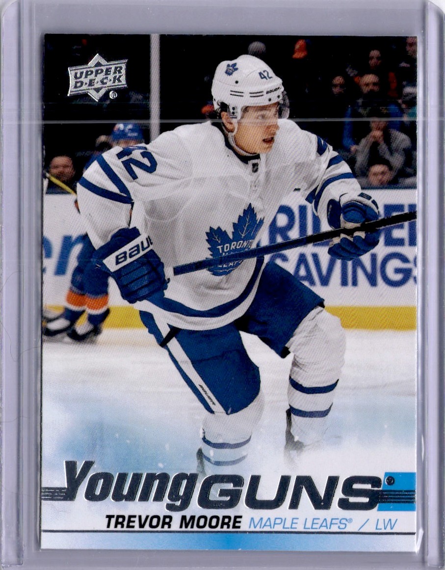 Trevor Moore Young Guns #485 2019-20 Upper Deck