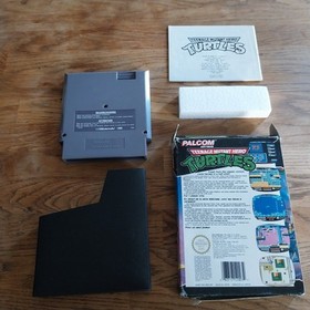 Teenage Mutant Hero Turtles TMHT NES Game Jeu PAL B EEC Fah Complet Bon etat 