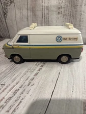 Bell System Vintage Telephone Toy Van Bank Western Stamping Corp 70’s-80’s  Used