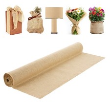 Fabric Roll 40in x 30ft Natural Burlap for Plants and Arts