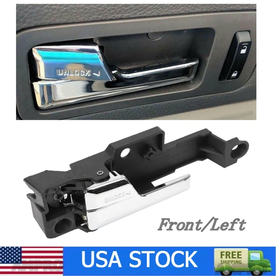 FOR FORD FUSION 2006-2012 FRONT INNER INSIDE DOOR HANDLE CHROME LEFT DRIVER SIDE Foto 2 de 4