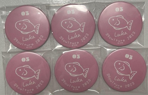 39CULTURE 2023 MEGURINE LUKA LOGO CAN BADGE SPEED LOTTERY