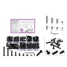 236 Pcs M4 Bolts and Nuts Set -  10.9 Grade Carbon Steel Assortment