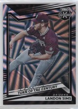 2022 Panini Elite Extra Edition Turn of the Century 75/122 Landon Sims #34 1ek2