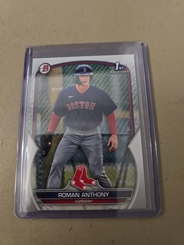 2023 ROMAN ANTHONY 1ST BOWMAN PROSPECT CARD. BOSTON RED SOX.
