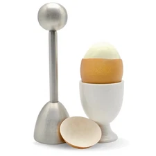 Stainless Steel Egg Topper and Perfect Egg Opener for Soft Boiled Eggs, Egg C...