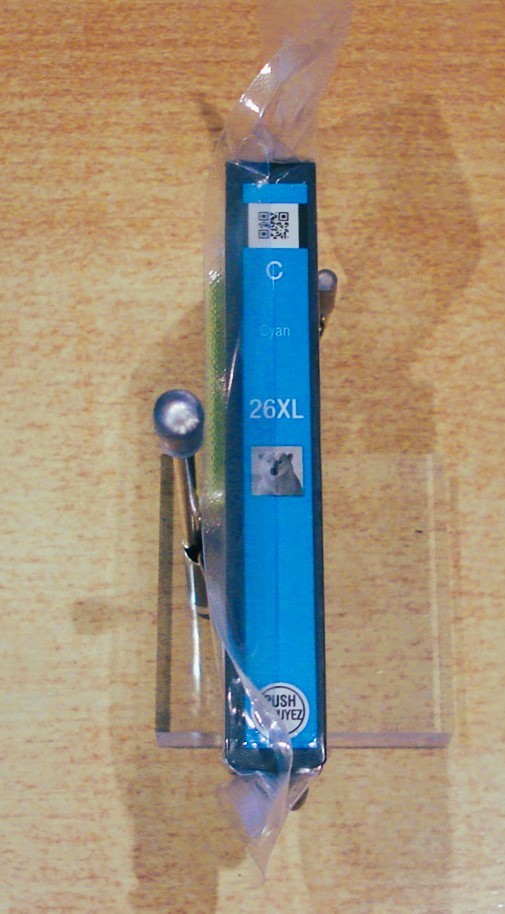 GENUINE EPSON T2632 Cyan (blue) cartridge ORIGINAL 26XL POLAR BEAR vac' seal ink