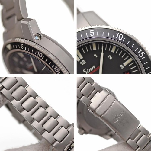 Sinn 603 EZM3 Automatic Black Dial SS Bracelet Men's Watch - Picture 5 of 7
