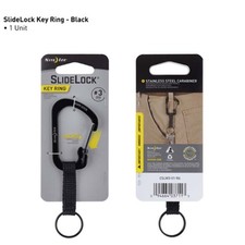 Nite-Ize CSLW3-01-R6 Slidelock Key Ring Stainless Steel