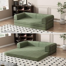 78" Boneless Convertible Sofa Bed 78" Loveseat Sleeper Folding Mattress Couch