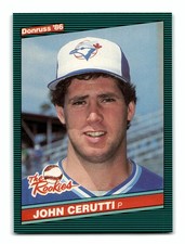 John Cerutti 1986 Donruss The Rookies #20 Toronto Blue Jays Mint