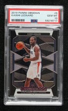 2019-20 Panini Obsidian Kawhi Leonard #5 PSA 10 GEM MT 9l4