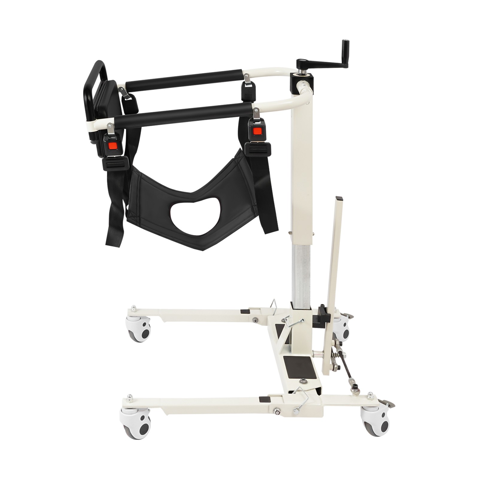 265 lbs Patient Lift Transfer Chair Portable Patient Lift Wheelchair for Elderly