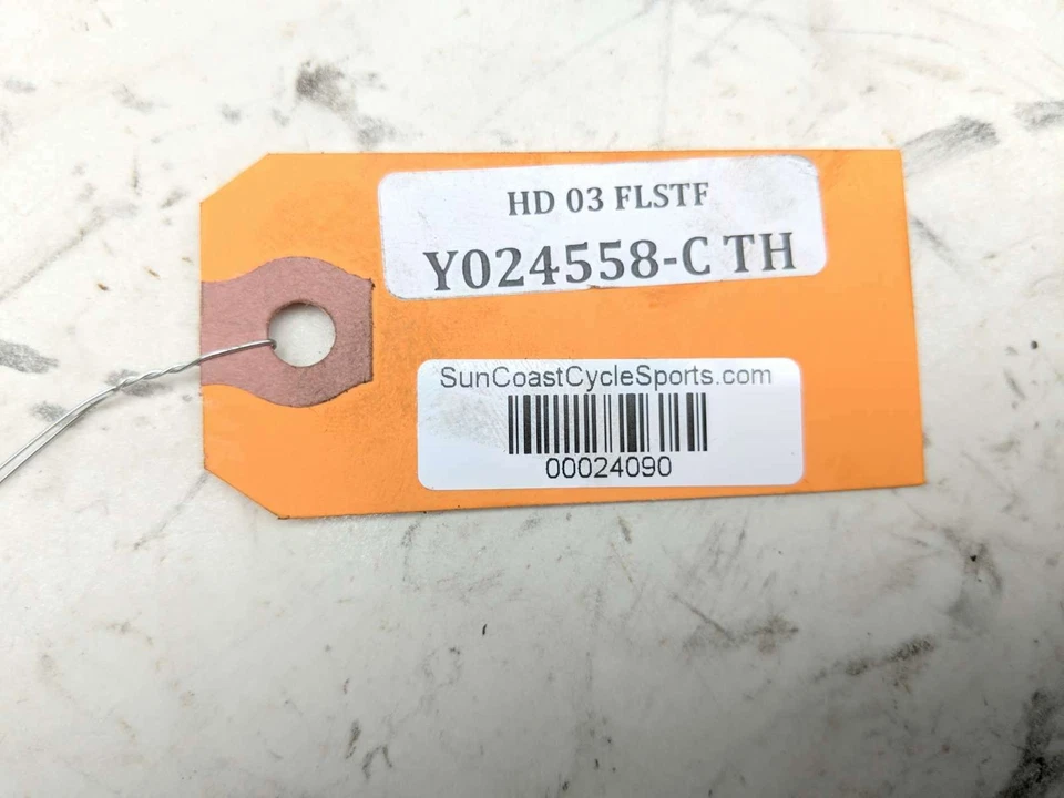 03 Harley Davidson Fat Boy FLSTF soporte de montaje de clavija trasera B Foto 4 de 4