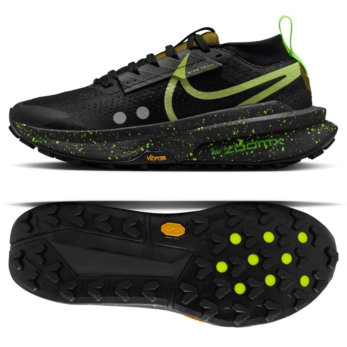 Nike ZoomX Zegama 2 Black/Tattoo/Lemon Twist FD5190-012 Men Trail